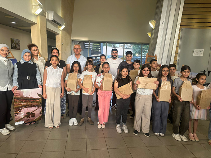 حفل توزيع الجوائز على المشاركين بمسابقة التصوير في وادي قانا